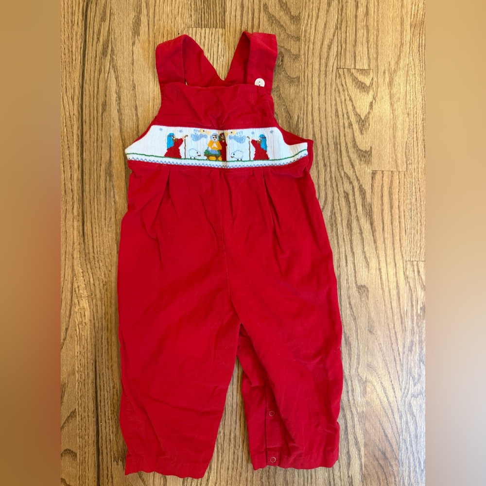 Smocked Christmas Naivety scene